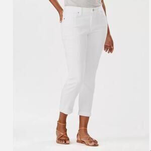 NWOT Tommy Bahama Ella Twill Slim Boyfriend Denim Jeans Pants White 10 29"